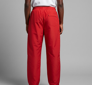Pantalon décontracté pour homme style tendance, coupe ample, avec passepoil, personnalisable, polyester/coton, poche avant, séchage rapide, élastique, broderie lourde - Product Image 4