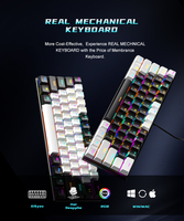 Custom Teclado Mecanico 60 Ergonomic Pcb Hot Swap ABS Keycaps Switch Wired RGB Gaming Mechanical Keyboard for Computer Gaming Pc