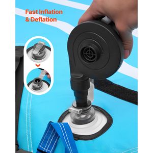 Tubo Gonfiabile Trainabile in PVC per 3 Persone, Capacità 230 kg, per Sport Acquatici e Nautica - Product Image 5
