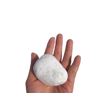 Adoquín de piedra de río blanco nieve de Color Natural, acabado pulido, rocas de grava de guijarros redondos para Parque de Villa al aire libre, proveedor de Vietnam - Product Image 1