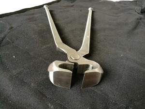 Coupe-ongles pour chevaux, coupe-ferrures en acier inoxydable, pinces plates, outils de coupe de sabots et de soin des ongles, fournitures d'équipement équestre, ferrures - Product Image 1