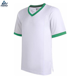 Nueva llegada, fácil de usar, cómoda, moderna, de la mejor calidad, en color blanco y verde, ropa deportiva para equipos, camiseta de fútbol americano. - Product Image 1