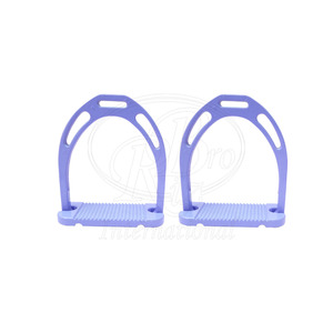 Estribos Jin de Aluminio con Recubrimiento en Polvo de 4.75 Pulgadas, Ligeros, para Montar a Caballo - Product Image 1