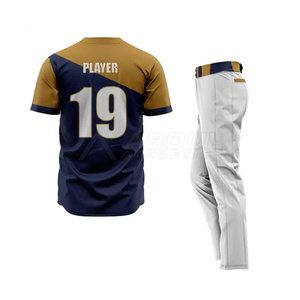 Nouvelle conception, uniforme de baseball de haute qualité, séchage rapide, respirant, en vente en gros. - Product Image 2