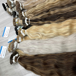 PROMO FLASH : Extensions de cheveux naturels vietnamiens de qualité supérieure (100 %), lisses, prêtes à être expédiées, sans perte de cheveux, prix usine - Product Image 5