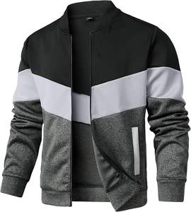 Unisex Casual Spring Satin Windbreaker 100% Cotton <b>Waterproof</b> Breathable Quick Dry <b>Thin</b> Athletic Varsity <b>Jacket</b> Front Logo High - Product Image 4