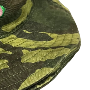 AKA <b>Camo</b> Bucket Hat Pink Embroidered Letter Camouflage Cotton Outdoor <b>Cap</b> Adjustable Casual Fashion Streetwear Hat for Men Women - Product Image 2