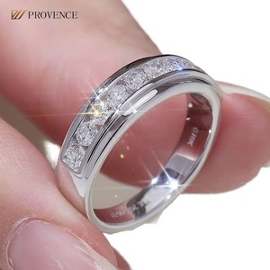 แหวนแต่งงานทองคำ 14k สุดหรู ประดับเพชรแล็บโกรว์ 1 กะรัต ทรงกลมเจียระไนแบบบริลเลียนท์ สำหรับโอกาสรับปริญญา - Product Image 3
