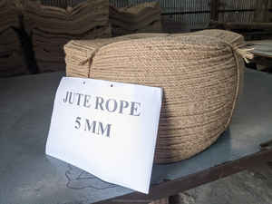 Cuerda de Yute 100% Natural, Ecológica, Duradera, Biodegradable, de 5MM, 3/4 de Cabo, Trenzada, de Grado Industrial, Empalmable, Multiusos - Product Image 2