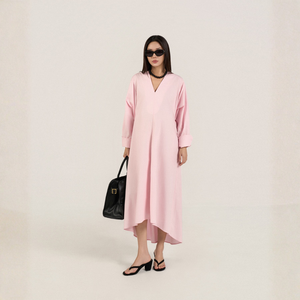 Vestido Maxi Holgado de Maternidad para Mujer, Prenda Informal, Transpirable, Ligero, Tejido 100% Algodón Ecológico - Product Image 1