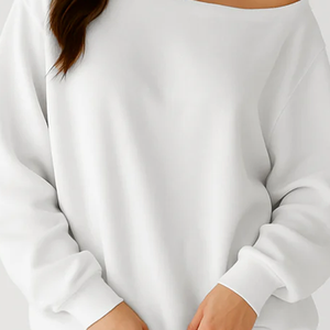 Sweat-shirt doublé personnalisé style sororité, à manches longues et épaules tombantes, coupe décontractée, chic et confortable pour le quotidien - Product Image 6