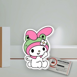 แผ่นติดขนตาปลอมแบบแม่เหล็ก Hello Kitty Lash Tiles รุ่น Private Label ลายกบ พร้อมฝาปิด รูปทรงผีเสื้อ ประดับเพชร - Product Image 1