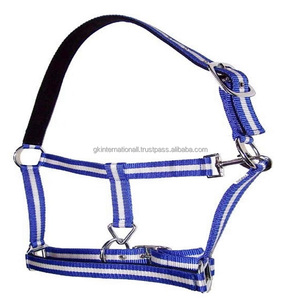 Cabestro de caballo de nailon estilo sillín inglés ecuestre, categoría esencial, equipo de nailon PVC y cuero para caballos al mejor precio - Product Image 1