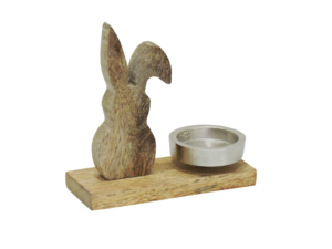 Aluminium Handmade Christmas Candle <b>Stand</b> with Round Base for Home Decoration - Product Image 1
