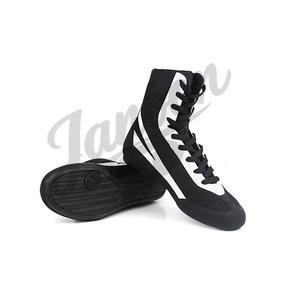 Chaussures de boxe de haute qualité, respirantes et légères, pour l'entraînement et les sports de combat, vente en gros OEM, chaussures de boxe de combat - Product Image 1