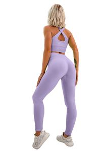 Conjuntos ecológicos y transpirables para mujer, 5 uds., ropa deportiva sin costuras para ejercicio de Yoga y Fitness, ropa deportiva para entrenamiento - Product Image 4