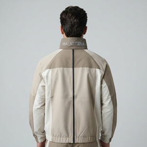 <b>Men</b> Color Block Hooded Windbreaker <b>Jacket</b> Full Zip Lightweight Outdoor Sports <b>Running</b> Shell <b>Jacket</b> - Product Image 6