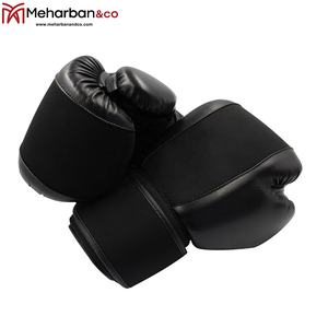 Gants de boxe personnalisés en cuir Pu de haute qualité, formation Pro OEM ODM Logo personnalisé en cuir véritable, créez vos propres gants de boxe - Product Image 3