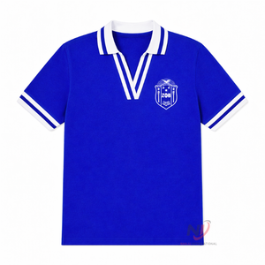 เสื้อโปโล Zeta Phi Beta Sorority ปี 2026 สำหรับผู้หญิง สีน้ำเงินขาวลายทาง คอวี ผ้าปิเก้ถัก แขนสั้น ปักลายตราสัญลักษณ์ เสื้อยืดคอปก - Product Image 1