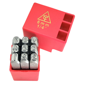 Timbres de lettres en acier de qualité industrielle de 6mm de vente chaude outils de poinçon ODM personnalisés pour l'impression outil d'impression de tête OEM personnalisable - Product Image 3