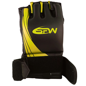 Guantes de MMA Profesionales Personalizables de Cuero Sintético con Protección para los Nudillos, Transpirables y que Absorben la Humedad para Entrenamientos - Product Image 4