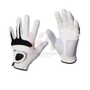 KARIMANS INDUSTRY Cabretta Leather Golf <b>Gloves</b> <b>Moisture</b>-Wicking Non-Slip Custom Logo OEM Men's Professional <b>Gloves</b> - Product Image 1