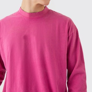 T-shirts à manches longues respirants pour hommes, vente en gros B2B, personnalisables avec logo, légers, décontractés, pour l'été, OEM, chemises streetwear vierges en vrac - Product Image 3