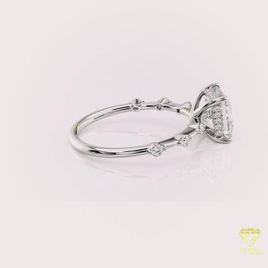 Bague de fiançailles en moissanite de qualité supérieure pour femmes, avec un design élégant et tendance, disponible en grande quantité. - Product Image 6