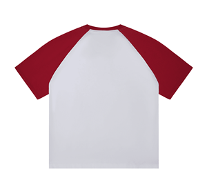 Fabricante de Camisetas con Mangas Raglán en Bloques de Color Personalizados, Camiseta de Béisbol 100% Algodón, Proveedor de Ropa Deportiva Unisex de Marca Privada OEM - Product Image 2