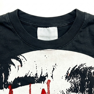 T-shirt en coton tricoté à manches courtes, col rond, coupe oversize, imprimé graphique, style streetwear, délavé à l'acide, vintage, épaules tombantes, coupe ample - Product Image 2