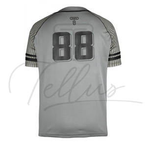 Maillot de baseball respirant à manches courtes avec broderie personnalisée, 100 % polyester, couleurs personnalisées, vente en gros, vêtements de sport imprimés - Product Image 4