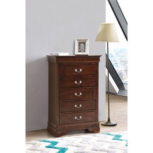 Nouvelle commode Louis Philippe G2125 finition Cappuccino - Product Image 1