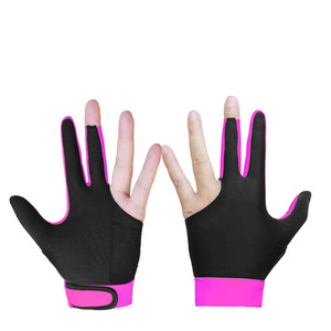 Gants de billard unisexes lisses à trois doigts, élastiques et respirants, protection pour le poignet du joueur - Product Image 5