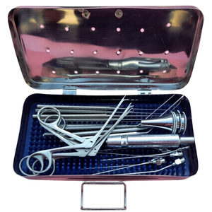 Juego de Instrumentos Quirúrgicos Manuales de Acero Inoxidable de 29 Piezas para Myringotomía y Myringoplastia ENT WORLD PRECISION SURGICAL, con Certificación CE - Product Image 5