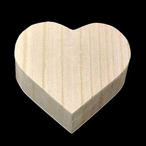 Retro Heart Shaped Wooden <b>Makeup</b> <b>Storage</b> <b>Box</b> with Magnetic Buckle Love <b>Box</b> Desktop Organizer for Daily Cosmetics Accessories - Product Image 6