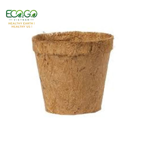 Designer Choice Coconut Coir Fiber Pot Plant - Breathable Plantable <b>Flower</b> Pots In Diversity Size From Eco2go Vietnam - Product Image 1