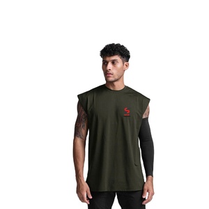 Débardeur d'été pour homme Solid International Hip Hop, respirant, séchage rapide, écologique, double couture - Product Image 5