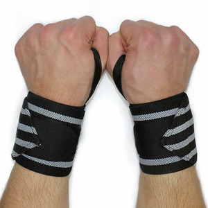 Bandes de poignet de qualité supérieure, très vendues, pour la musculation, l'haltérophilie, l'entraînement, avec logo personnalisé, antidérapantes, outil de sécurité pour les séances de sport en salle. - Product Image 4
