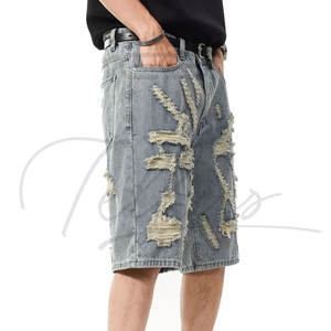 Nouvelle Tendance : Shorts en Jean Homme Personnalisés Effet Vieilli – Tenue Décontractée - Product Image 6