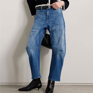 Jeans Premium Mom Fit de Cintura Alta, Corte Regular, Tela Cómoda, Ropa Casual, Moda para el Día a Día, Ropa de Invierno - Product Image 4