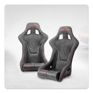 Asiento de Juego Apex FRP Alcantara, Silla de Carreras Ergonómica Profesional, Cabina de Simulación de Carreras, Material Premium Transpirable - Product Image 3