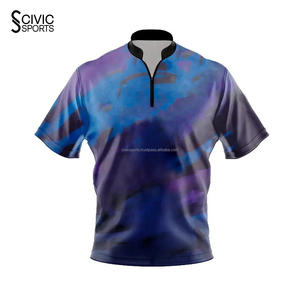 Camisetas de Bolos Sublimadas para Equipos, Camisetas de Bolos Personalizadas, Ropa Deportiva de Poliéster de Secado Rápido - Product Image 3