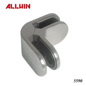 316 Stainless Steel Handrail Clamp Round Post Square Glass Clamp <b>for</b> Handrail Systems - Product Image 3