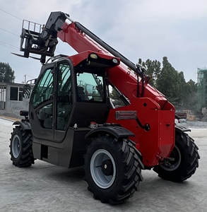 नई डीजल इंजन टेलीस्कोपिक हैंडलर 4-व्हील ड्राइव टेलीहैंडलर फोर्कलिफ्ट - Product Image 1