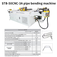 Dobladora automática de tubos de acero inoxidable CNC STM, máquina dobladora de tubos de acero inoxidable de tipo CNC