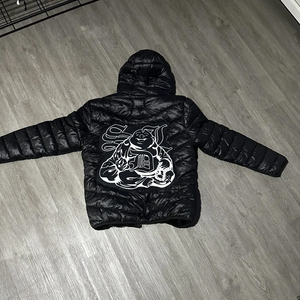 OEM Custom Design Hooded High Street Printed Mens Puffer Jackets Front Winter <b>Warm</b> - Product Image 4