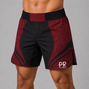Shorts de boxe de mode en gros pour l'entraînement, shorts de Muay Thai imprimés pour hommes, qualité élégante avec option OEM - Product Image 3