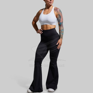 Spandex Polyester Made Women <b>Flare</b> <b>Legging</b> Custom Design Yoga <b>Legging</b> Unique Style Women <b>Flare</b> <b>Legging</b> - Product Image 5