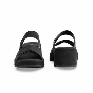 Sandales à talons habillées noires PU0514 Pantoufle - Product Image 2