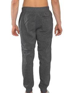 <b>Men's</b> Dark Gray Cotton Sweatpants Elastic Waist Drawstring Casual Joggers Breathable Midweight Knitted Pants Autumn Style - Product Image 3